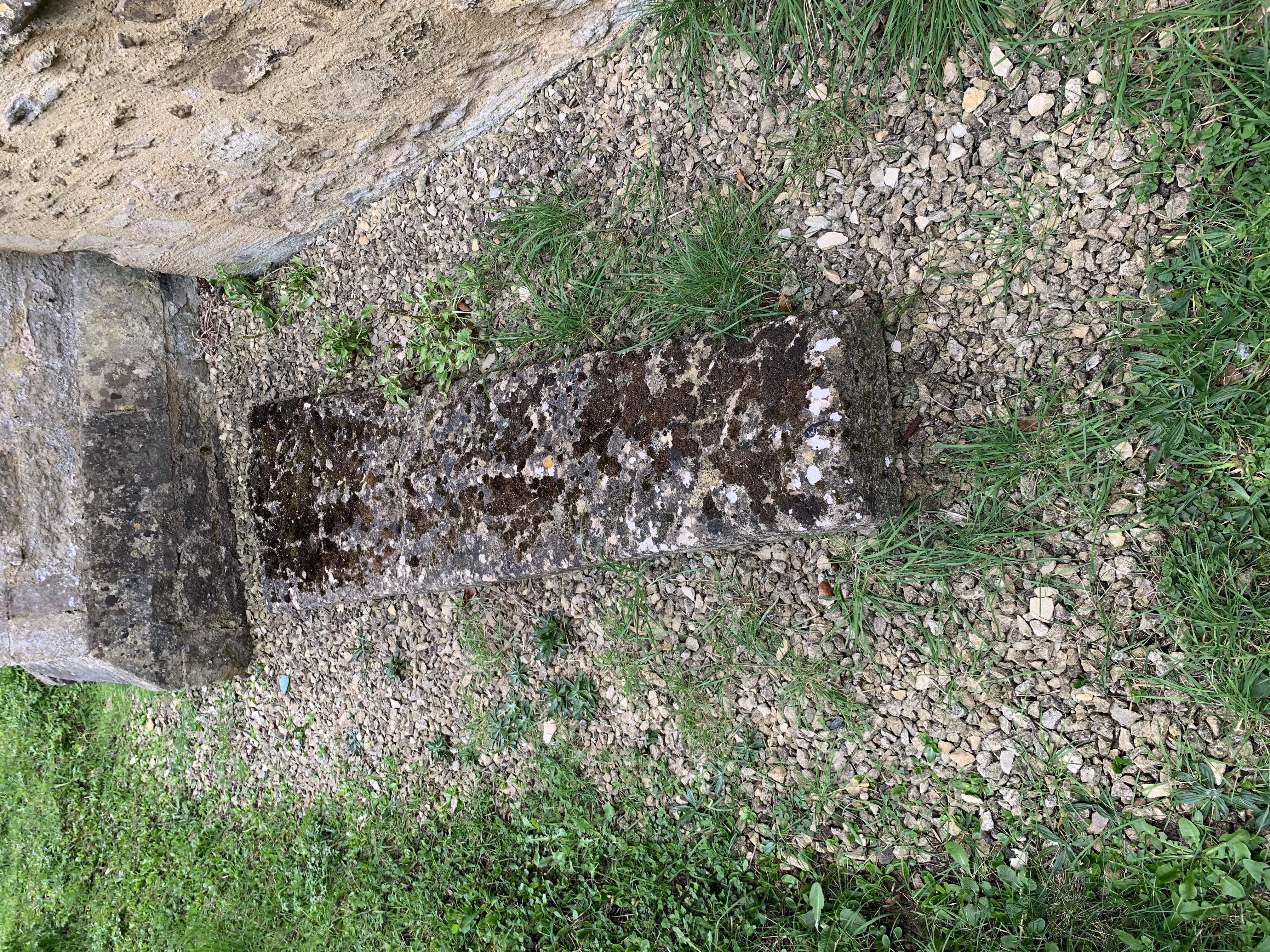 The supposed grave of Annora the anchoress